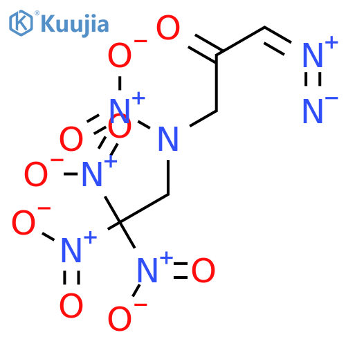 2-Propanone, 1-diazo-3-[nitro(2,2,2-trinitroethyl)amino]- structure