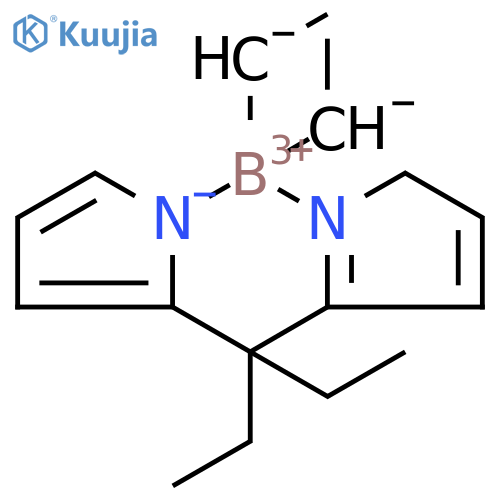 boron ethanide 2-[3-(2H-pyrrol-5-yl)pentan-3-yl]pyrrol-1-ide (1:2:1) structure