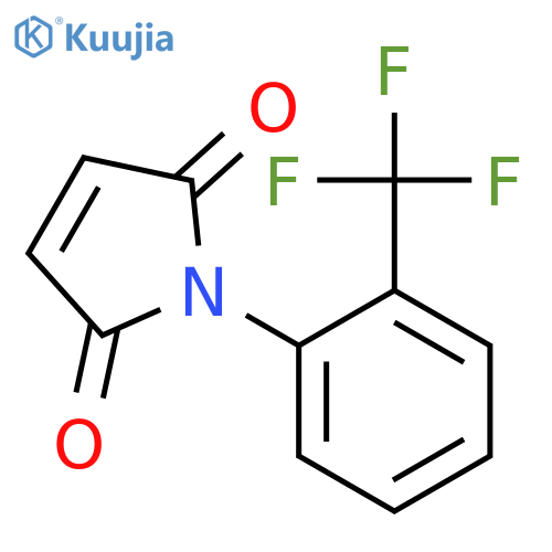 1-(2-Trifluoromethyl-phenyl)-pyrrole-2,5-dione structure