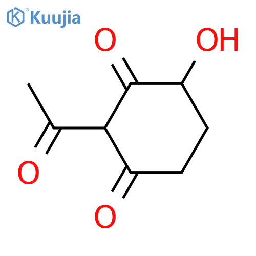 1,3-Cyclohexanedione, 2-acetyl-4-hydroxy- (9CI) structure