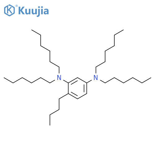 1,3-Benzenediamine, 4-butyl-N,N,N',N'-tetrahexyl- structure