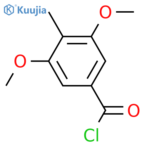 3,5-Dimethoxy-4-methylbenzoyl chloride structure