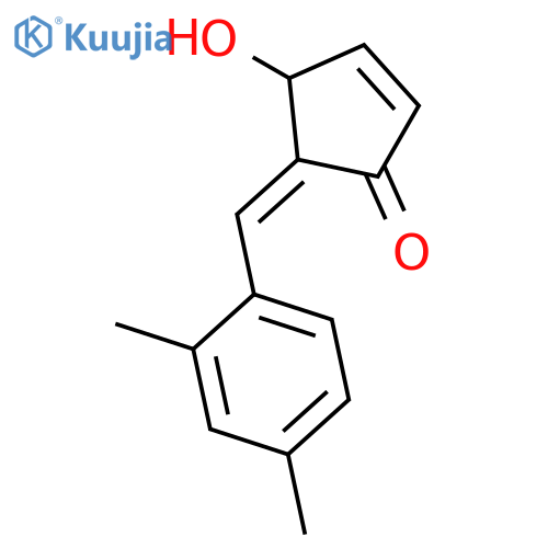 2-Cyclopenten-1-one, 5-[(2,4-dimethylphenyl)methylene]-4-hydroxy- (9CI) structure