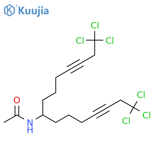 1,1,1,15,15,15-Hexachloro-3,12-pentadecadiyn-8-amine; (+)-form, N-Ac structure