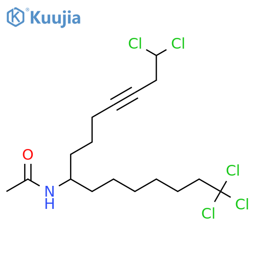 1,1,1,15,15,15-Hexachloro-3,12-pentadecadiyn-8-amine; (+)-form, 15-Dechloro, 3,3,4,4-tetrahydro, N-Ac structure