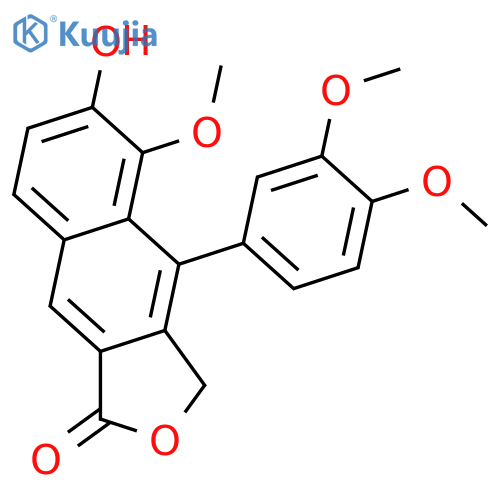 2,7'-Cyclo-3,3',4,4'-tetrahydroxy-8,8'-ligna-7,7'-dien-9,9'-olide; 3,3',4'-Tri-Me ether structure