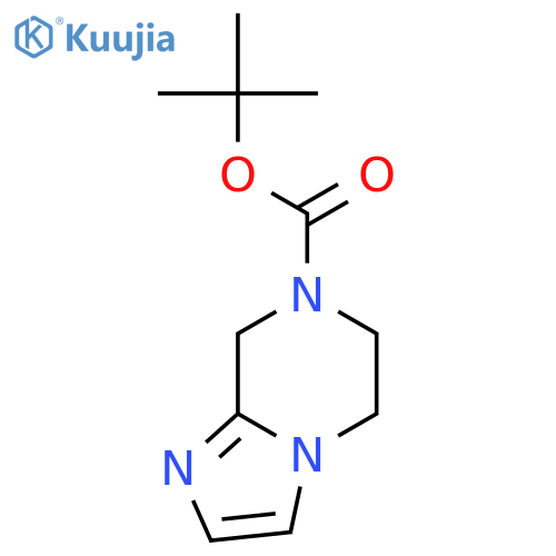 tert-Butyl 5,6-Dihydroimidazo1,2-Apyrazine-7(8H)-carboxylate structure