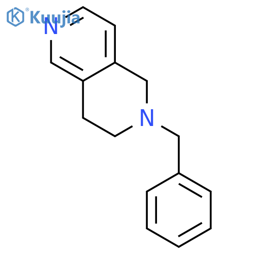 2-Benzyl-1,2,3,4-tetrahydro-2,6-naphthyridine structure