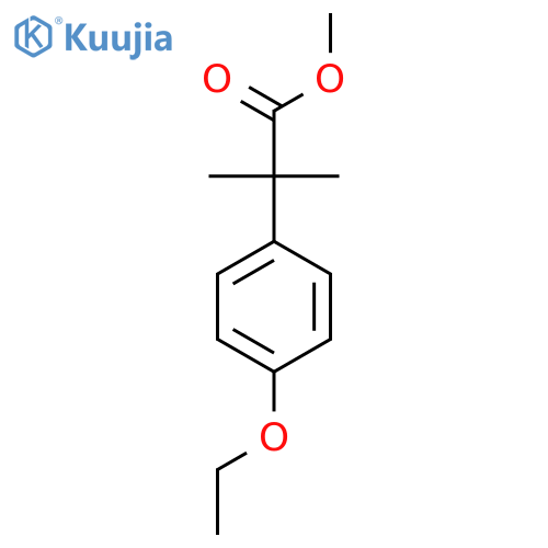 Methyl 2-(4-ethoxyphenyl)-2-methylpropanoate structure