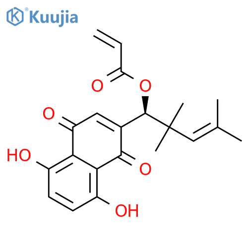 β,β-Dimethylacrylalkannin structure