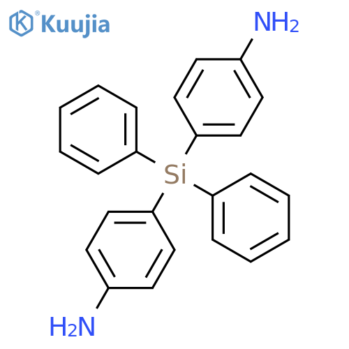 Benzenamine, 4,4'-(diphenylsilylene)bis- structure