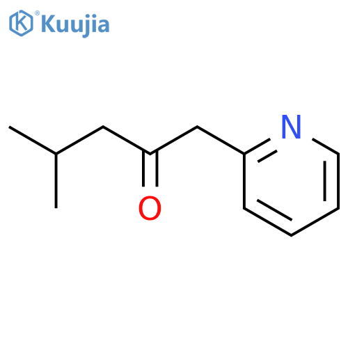 4-methyl-1-(pyridin-2-yl)pentan-2-one structure