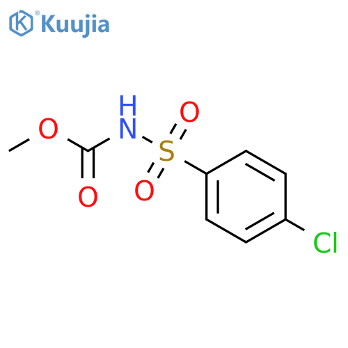 Carbamic acid, [(4-chlorophenyl)sulfonyl]-, methyl ester structure