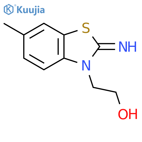 3(2H)-Benzothiazoleethanol, 2-imino-6-methyl- structure