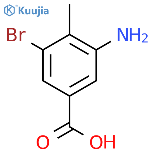 3-Amino-5-bromo-4-methylbenzoic acid structure