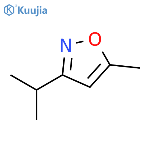 Isoxazole, 5-methyl-3-(1-methylethyl)- structure