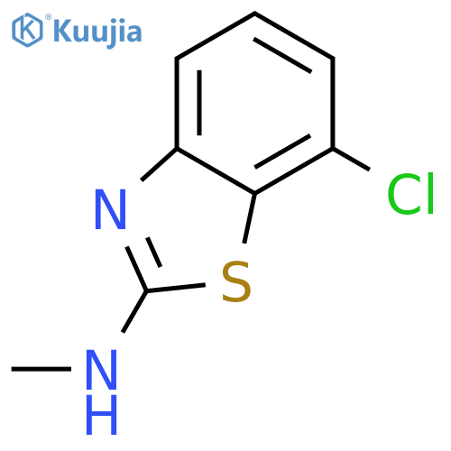 7-Chloro-N-methyl-2-benzothiazolamine structure