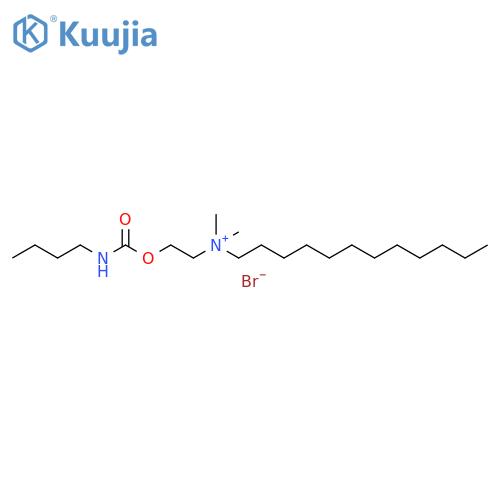 1-Dodecanaminium,N-[2-[[(butylamino)carbonyl]oxy]ethyl]-N,N-dimethyl-, bromide structure