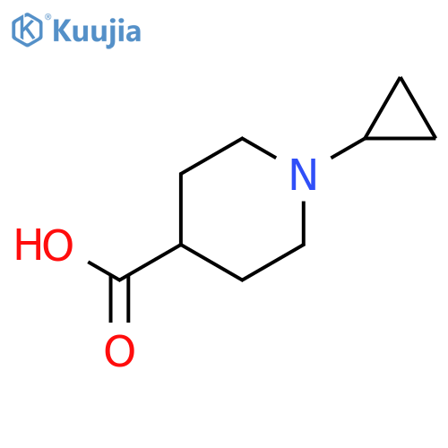 1-cyclopropylpiperidine-4-carboxylic acid structure