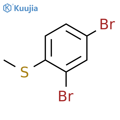 (2,4-dibromo-phenyl)-methyl sulfide structure