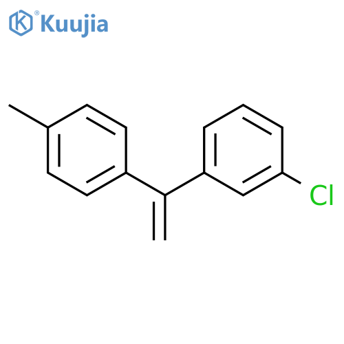 Benzene, 1-chloro-3-[1-(4-methylphenyl)ethenyl]- structure