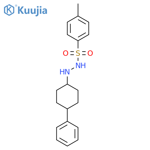 4-Methyl-N'-(4-phenylcyclohexyl)benzenesulfonohydrazide structure