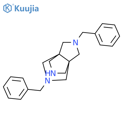 1H,4H-3a,6a-(Methaniminomethano)pyrrolo[3,4-c]pyrrole, tetrahydro-2,5-bis(phenylmethyl)- (9CI) structure