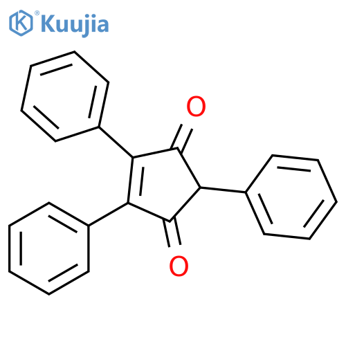 4-Cyclopentene-1,3-dione, 2,4,5-triphenyl- structure