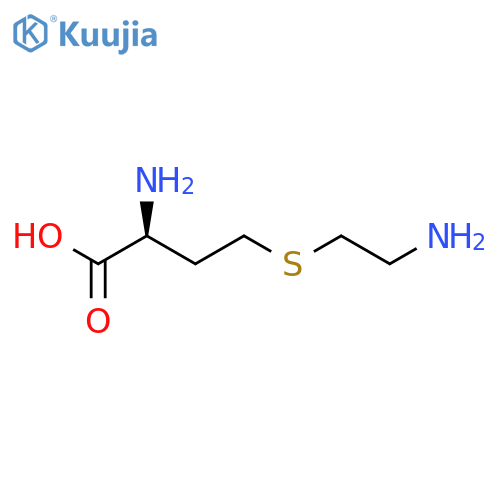 2-amino-4-(2-aminoethyl)sulfanylbutanoic acid structure