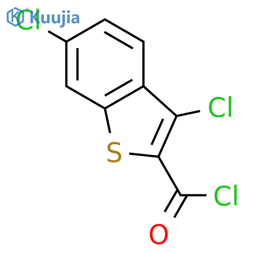 3,6-Dichloro-1-benzothiophene-2-carbonyl chloride structure