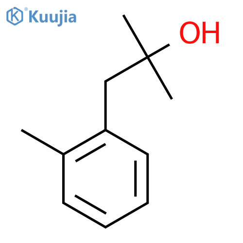 2-methyl-1-(2-methylphenyl)propan-2-ol structure