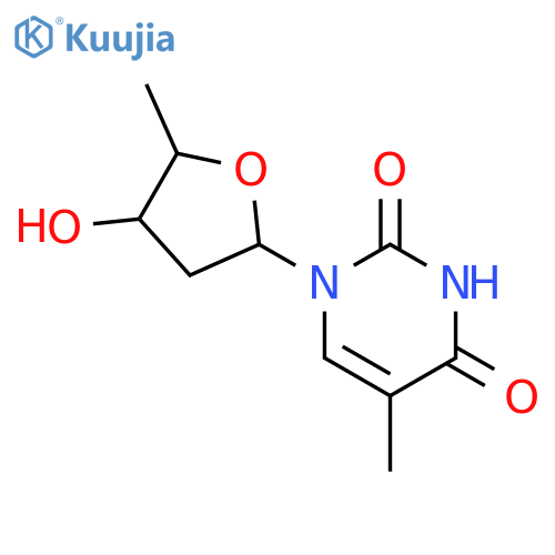 5'-Deoxythymidine structure