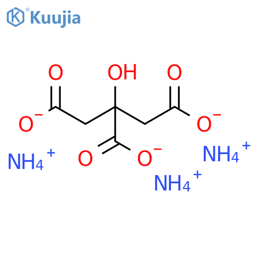 Citric acid triammonium structure
