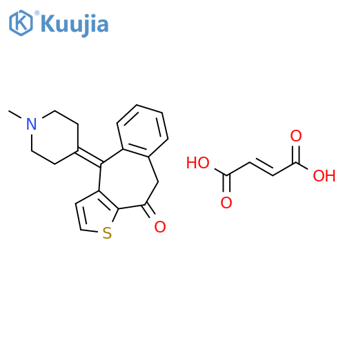 Ketotifen fumarate structure
