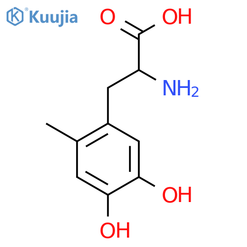 2-Amino-3-(4,5-dihydroxy-2-methylphenyl)propanoic acid structure