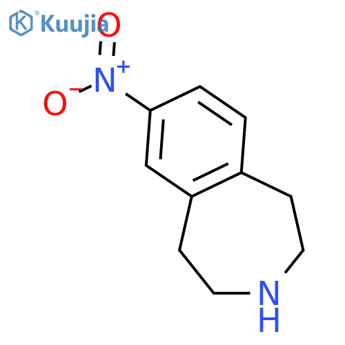 7-Nitro-2,3,4,5-tetrahydro-1H-benzo[D]azepine structure