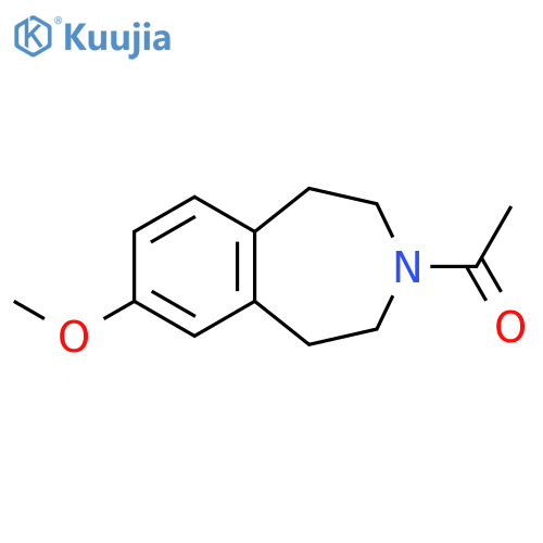 1H-3-Benzazepine, 3-acetyl-2,3,4,5-tetrahydro-7-methoxy- structure