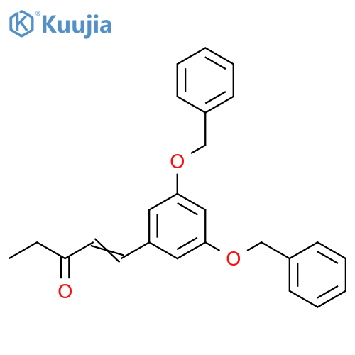 1-(3,5-Bis(benzyloxy)phenyl)pent-1-en-3-one structure