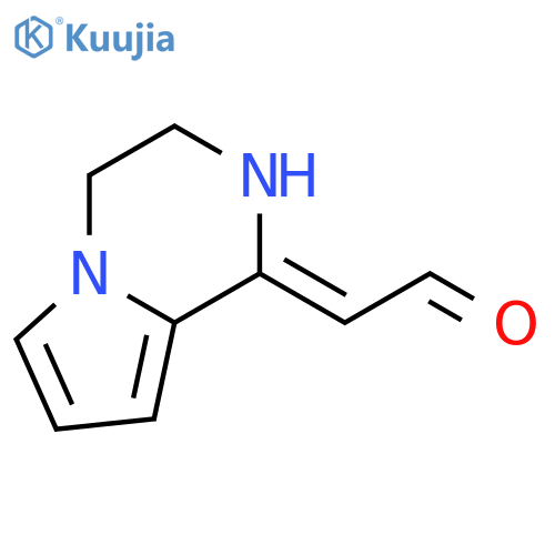Acetaldehyde, (3,4-dihydropyrrolo[1,2-a]pyrazin-1(2H)-ylidene)- (9CI) structure