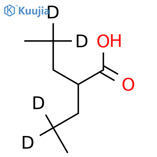 Valproic-d4 Acid structure
