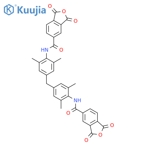 5-Isobenzofurancarboxamide, N,N'-[methylenebis(2,6-dimethyl-4,1-phenylene)]bis[1,3-dihydro-1,3-dioxo- (9CI) structure