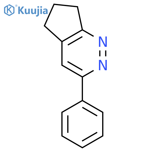 5H-Cyclopenta[c]pyridazine, 6,7-dihydro-3-phenyl- structure