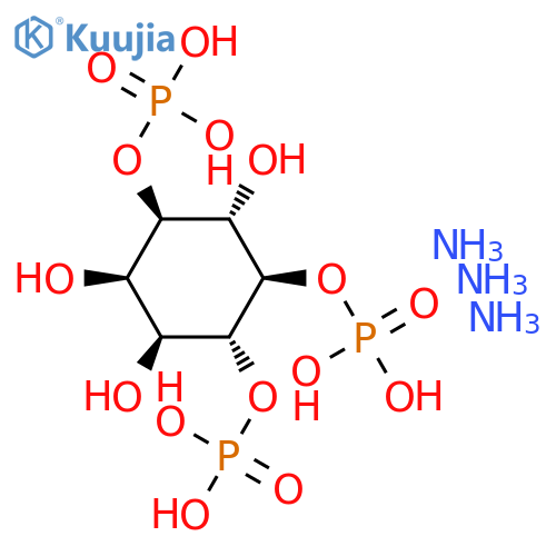 D-myo-inositol-1,4,5-triphosphate (ammonium salt) structure