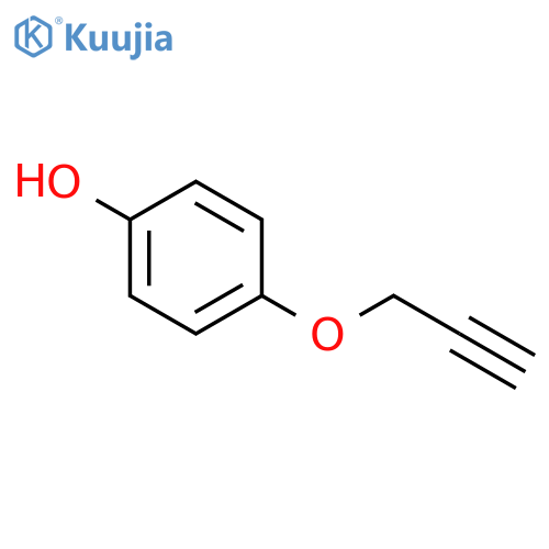 Phenol, 4-(2-propynyloxy)- structure