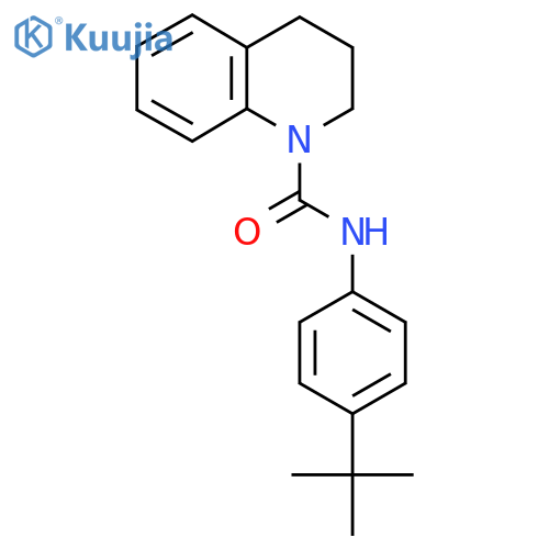N-(4-Tert-butylphenyl)-3,4-dihydro-2H-quinoline-1-carboxamide structure