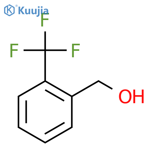 2-(Trifluoromethyl)benzyl alcohol structure