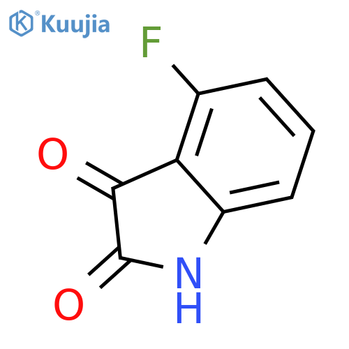 4-Fluoroindoline-2,3-dione structure