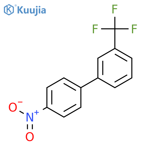 4'-Nitro-3-(trifluoromethyl)-1,1'-biphenyl structure