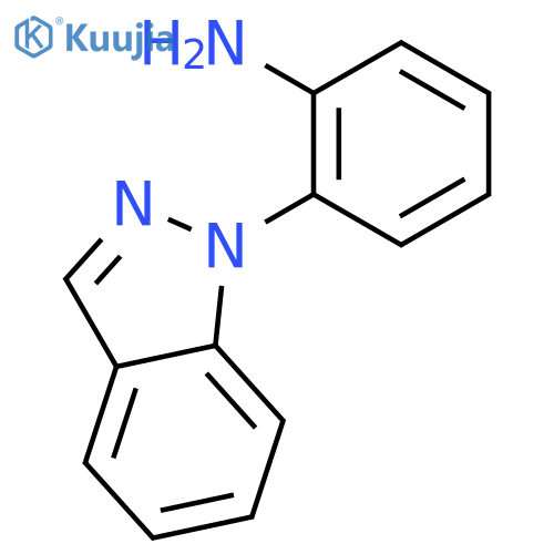 Benzenamine, 2-(1H-indazol-1-yl)- structure