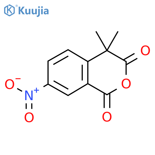 4,4-Dimethyl-7-nitro-1H-2-benzopyran-1,3(4H)-dione structure